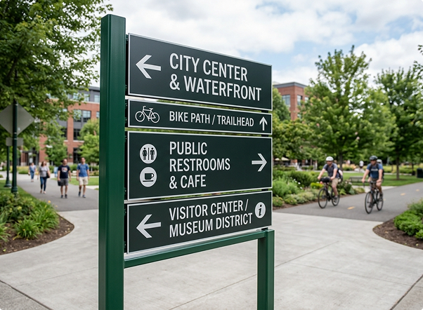 Directional and Wayfinding Signs