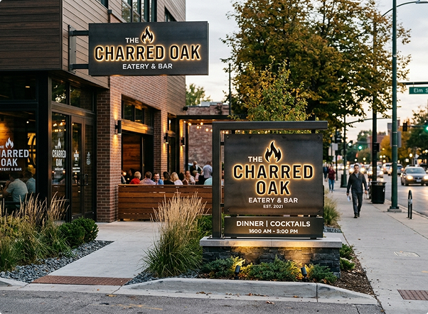Restaurant Signage for Capital Region Dining Establishments